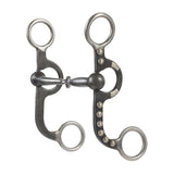 Professional Argentine Bit, 5" Sweet Iron Polished Snaffle Mouth with Copper Inlay