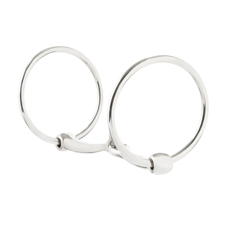 Draft Bit, 6" Snaffle Mouth, Nickel Plated