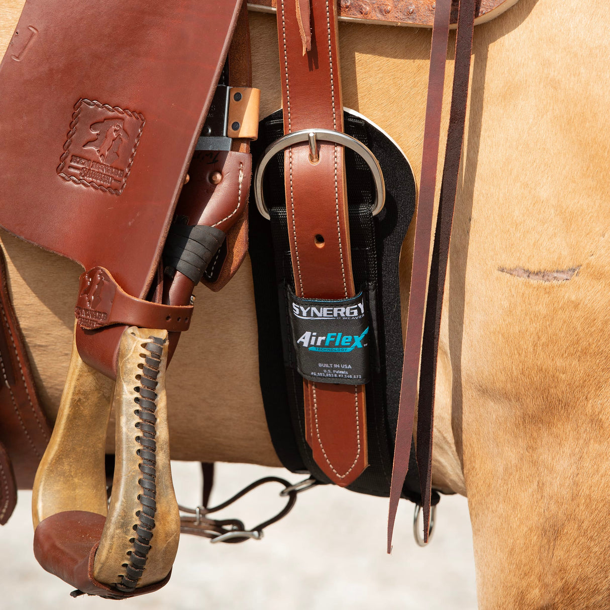 Doubled and Stitched Off Billet, Brown, 1-3/4"x39"