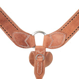 Buckstitch Breast Collar, Hermann Oak® Russet, Dawn Collection