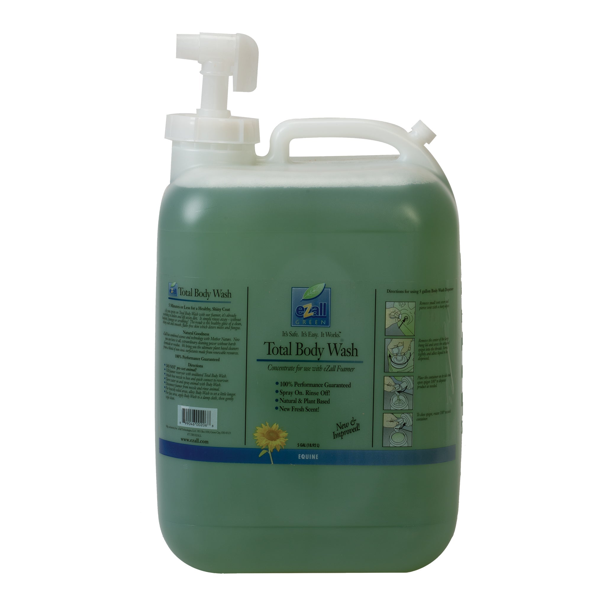 eZall Total Body Wash Green - Weaver Equine