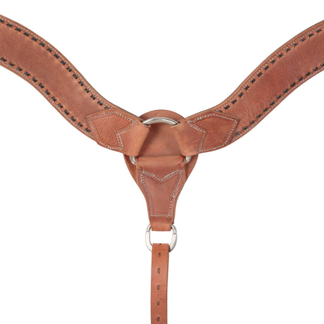 Buckstitch Breast Collar, Hermann Oak® Russet, Dawn Collection