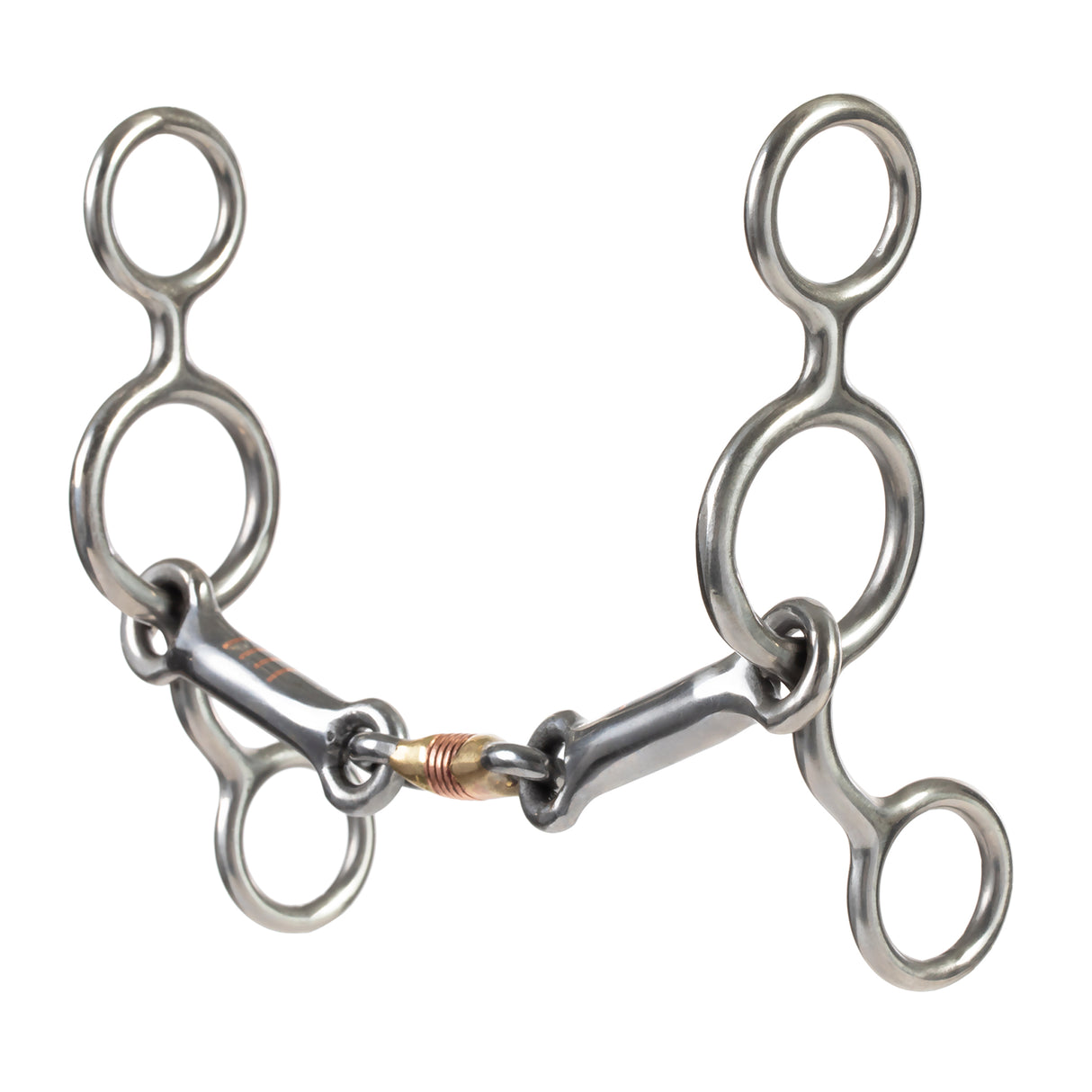 All Purpose Bit with 5" Sweet Iron Copper Wire Wrapped Dogbone Mouth