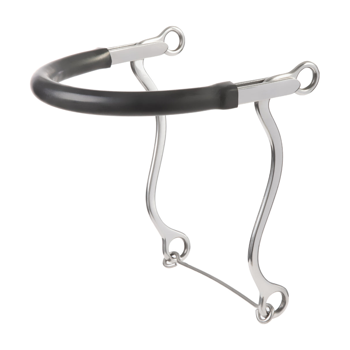 Hackamore with Gum Rubber Covered Bike Chain Noseband