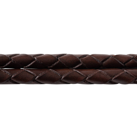 Round Braided Latigo Roping Rein, 3/8" x 8'