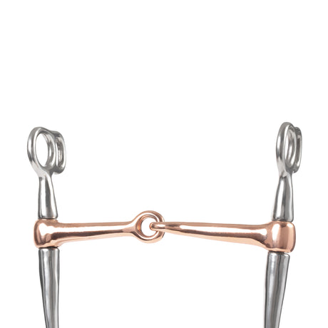 Tom Thumb Bit with 5" Copper Plated Mouth, Chrome Plated