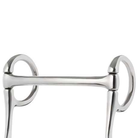 Miniature Half Cheek Driving Bit, 3-1/2" Mullen Mouth, Stainless Steel