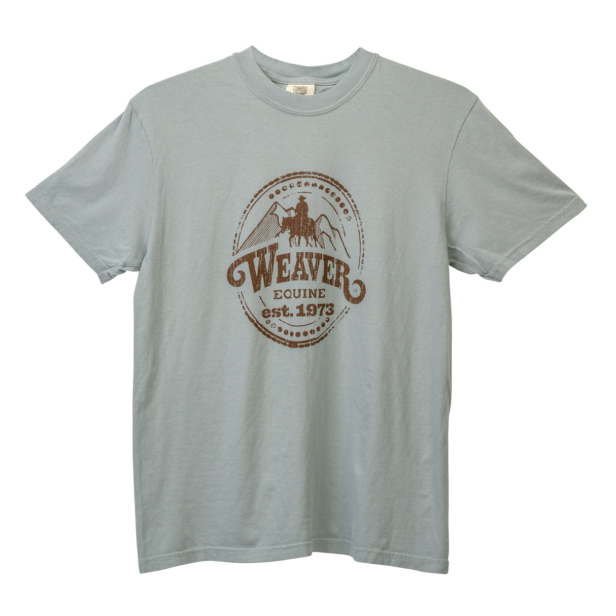Western Graphic Tee Shirt for Men or Women,  Horse & Rider, Mountain