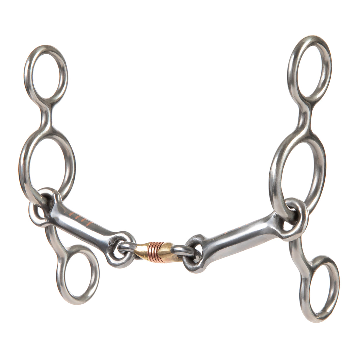 All Purpose Bit with 5" Sweet Iron Copper Wire Wrapped Dogbone Mouth