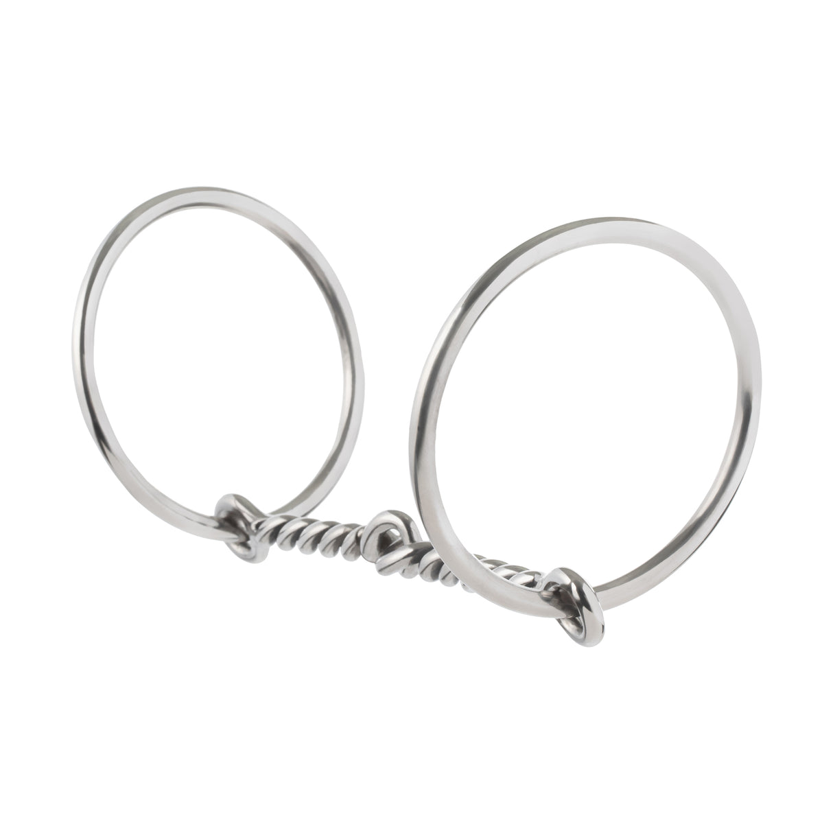 All Purpose Ring Snaffle Bit, 5" Single Twisted Wire Mouth