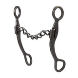 Professional Antiqued Shank Bit, 5" Sweet Iron Polished Chain Mouth