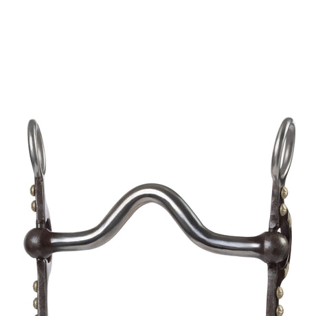 4-5/8" Pony Bit, Medium Port Mouth, Buffed Black