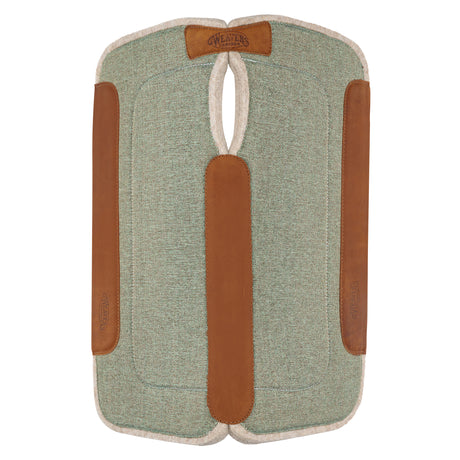 Contoured Jute Wool Blend Felt Saddle Pad