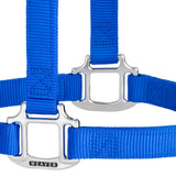 Original Non-Adjustable Nylon Halter, Chrome Plated Hardware, Average