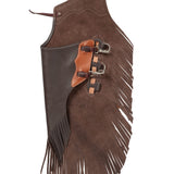Youth Leather Cowboy Chinks, Boys or Girls, Buckstitch