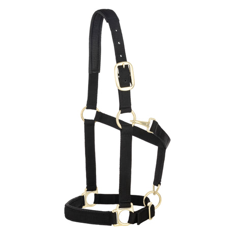 Padded Adjustable Chin and Throat Snap Halter, Solid Colors