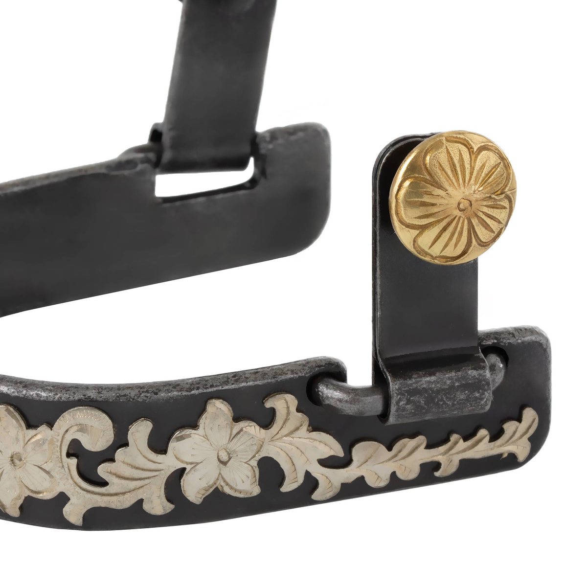 Ladies' Show Spurs with Floral Design