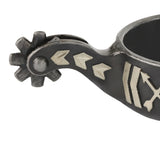 Mens Spur with Arrow Crossing Design