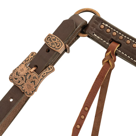 Western Outlaw Tasseled Western Leather Breast Collar