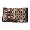 Synergy Blanket-Top Wool Felt Saddle Pad in Brown, Turquoise, Black, Purple Southwestern Patterns