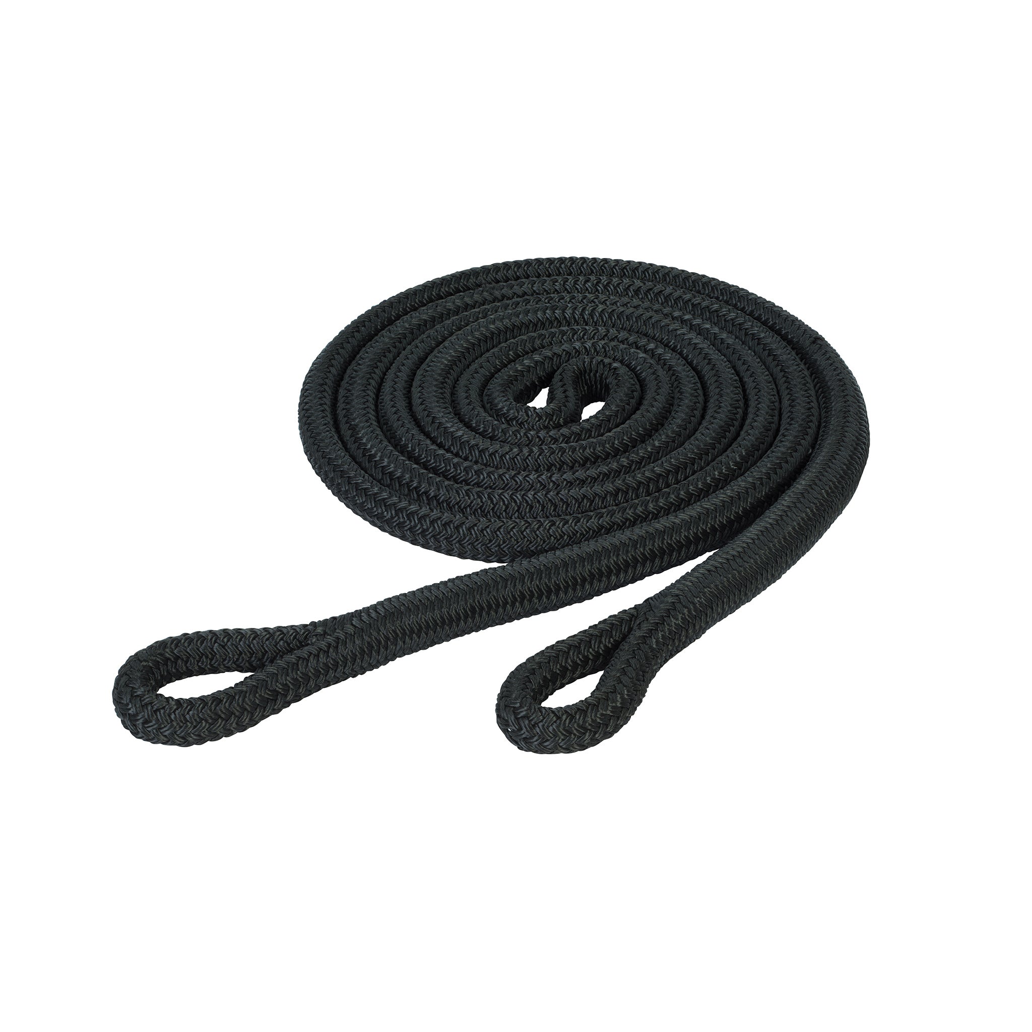 Ken McNabb Yacht Braid Loop Reins, Black/Tan - Weaver Equine