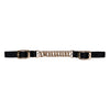Nylon Curb Strap with 4-1/2" Flat Link Chain