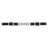 Nylon Curb Strap with 3-1/2" Flat Link Chain