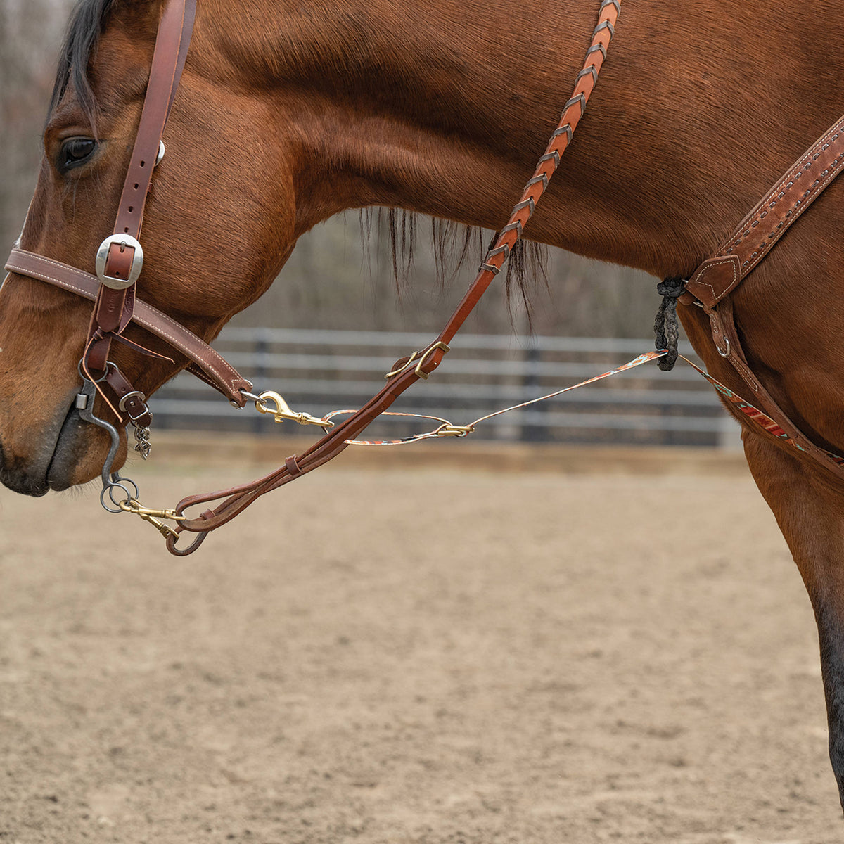 Patterned Deluxe Horse Tie Down Strap