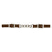 Nylon Curb Strap with 3-1/2" Flat Link Chain