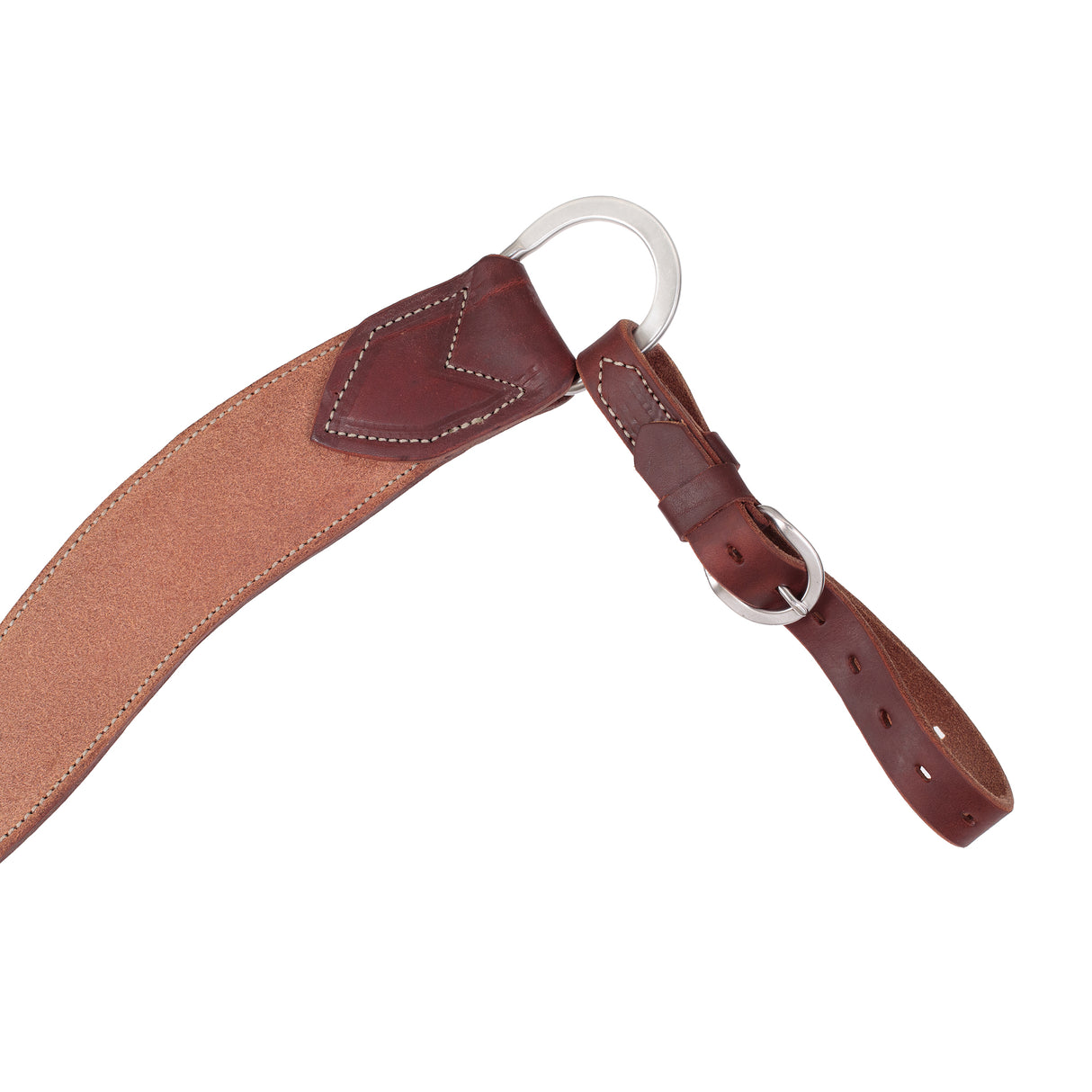 Rough Out Roper Breast Collar, Oiled Canyon Rose