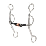 Gag Bit, 5" Sweet Iron Mouth with Copper Roller