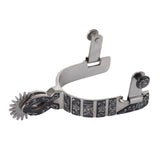 Ladies' Floral Chihuahua Spur, Brushed Stainless Steel