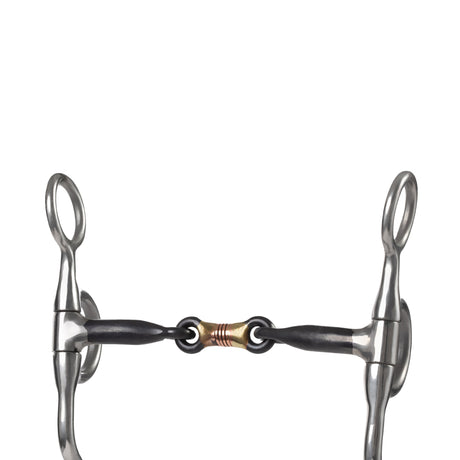 Professional Argentine Bit, 5" Sweet Iron Three-Piece Mouth