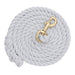 Cotton Lead Rope with Brass Plated 225 Snap, 5/8" x 10'