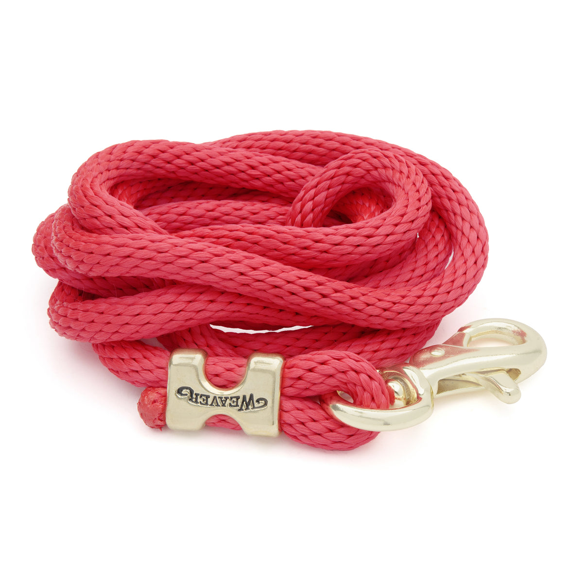 Bull Lead Rope Poly Lead Rope with Brass Plated Bull Trigger Snap – Weaver Equine