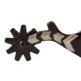Men's Spurs with Engraved German Silver Trim
