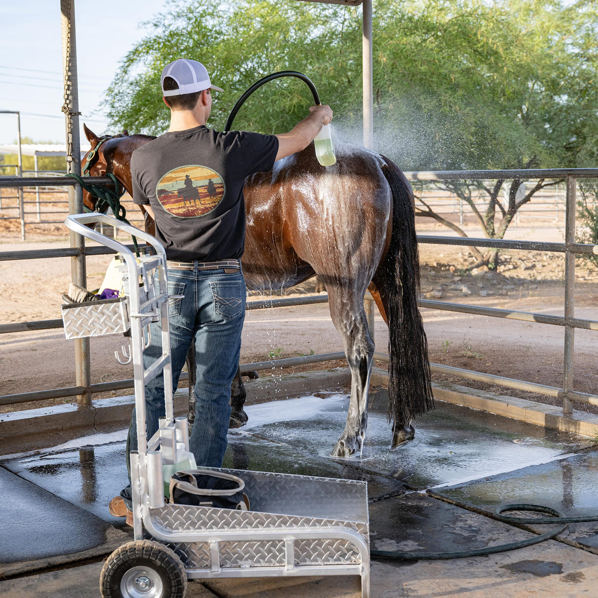 Rolling Barn Utility Muck Cart