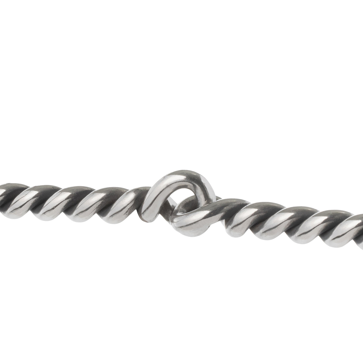 All Purpose Ring Snaffle Bit, 5" Single Twisted Wire Mouth