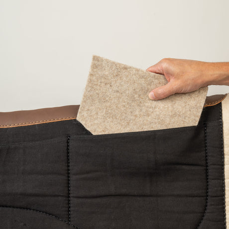 Shim Saddle Pad, Steam-Pressed Felt