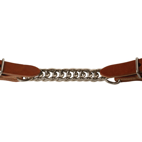 Canyon Rose Single Flat Link Nickel Plated Chain Curb Strap