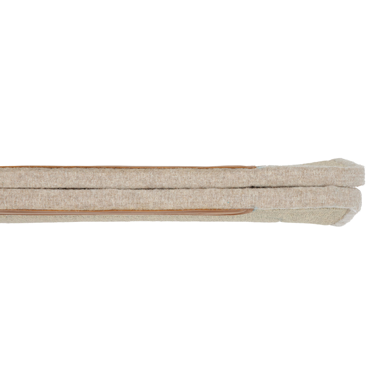 Contoured Jute Wool Blend Felt Saddle Pad