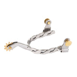 Youth Spurs with Twisted Band
