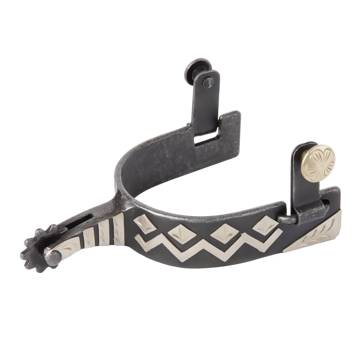 Men's Spur with German Silver Trim