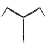 Western Floral Scalloped Breast Collar