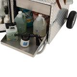 Rolling Tack Box with Saddle Rack