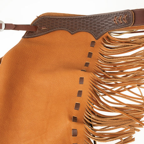 Western Leather Chinks, Water Resistant Hermann Oak