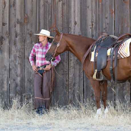 Extra Heavy Oiled Hermann Oak Harness Leather Split Reins, 8'