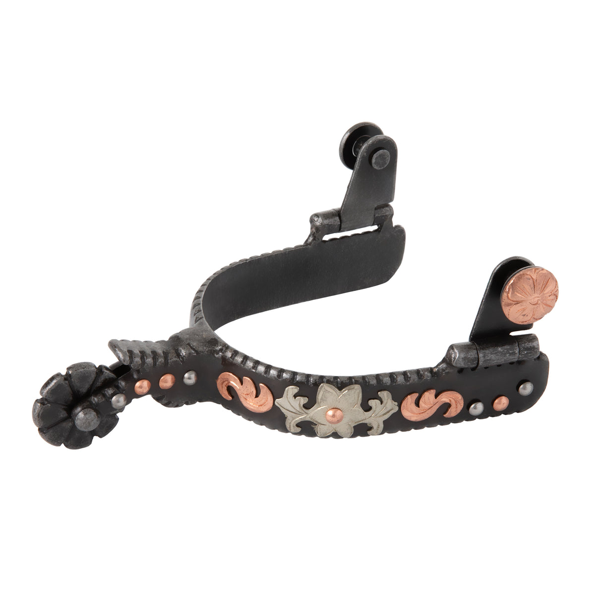 Ladies Spur with Floral Design 8-Point Rowel – Riding – Weaver Equine