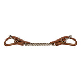 Canyon Rose Single Flat Link Nickel Plated Chain Curb Strap