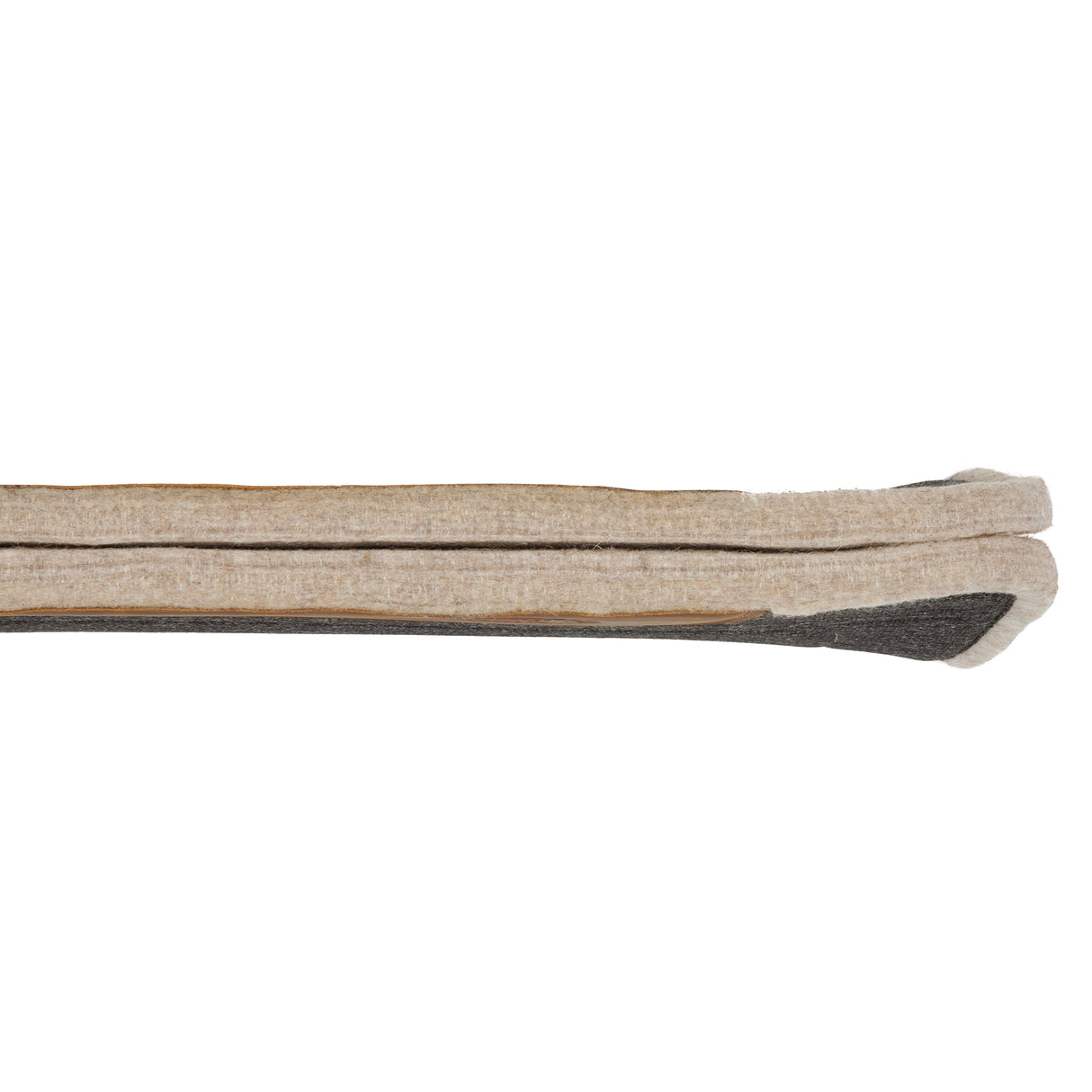 Contoured Jute Wool Blend Felt Saddle Pad